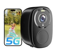 ELECCTV 5G/2.4G WiFi Security Cameras Wireless Outdoor, 2K 5G Security Camera with AI Motion Detection, Color Night Vision, Siren, IP65, 2-Way-Audio, Support Alexa&Google Assistant, Cloud/SD (4)