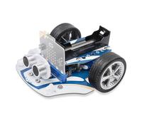 ELECFREAKS microbit Cutebot Pro Kit Compatible with BBC Micro:bit V2 and V1, DIY Programmable Robot Car Kit, STEM Educational Project, Graphical Makecode Coding Car(Without Micro:bit and AAA Battery)
