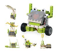 ELECFREAKS microbit Ring:bit 6-in-1 Building Bricks Kit, Programmable STEM Educational Learning Kit with 200+ Building Blocks(Without Micro:bit)