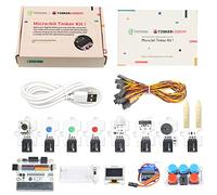 ELECFREAKS microbit Tinker Kit Micro:bit Sensor Starter Kit with 35 Projects, DIY Programming STEM kit with Basic Coding Electronics Modules and Wiki Tutorial(Without Micro:bit)