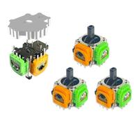 ElecGear 4x TMR Joystick and Desoldering Heating Plate Replacement for PS4 Controller, TMR Hall Control Stick and Solder Brads Repair Tools - (TMR-DS4FU)