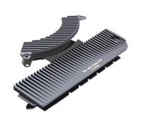ElecGear Heatsink Ultra for PS5 Pro and Slim SSD, Heat Pipe + 2x Aluminum Heat Sinks + Heat Bridge for internal PCIe M.2 NVMe Gen4 Memory, SSD Fixing Kit incl.