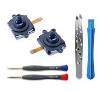 ElecGear Meta/Oculus Quest Joystick Replacement, 2x Left & Right Analog Thumb Stick Control Sensor Module for Quest VR Headset Touch Controller with Repair Part Tool Kit