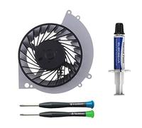 ElecGear Replacement Internal Cooling Fan for PS4 CUH-1xxx - CPU Heatsink Cooler, Thermal Compound Paste, TR9 Torx Security, PH1 Screwdriver Repair Tool Kit for PlayStation 4