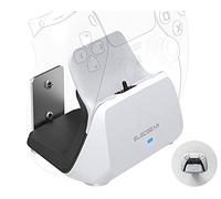 ElecGear Solo Charging Station for PS5 Controller, Wall Mount and Desktop USB Charger for Playstation 5 Wireless Controller DualSense EL-P5 Controller