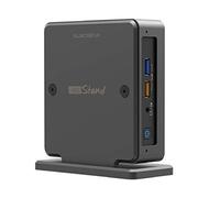 ElecGear Vertical Stand for Intel NUC Mini PC, iNUC-K Aluminum Cooling Holder Case VESA Mount Space-Saving Desktop Organizer, compatible with Thin Edition of Intel NUC 10, 8, 7 and 6 Barebone Kit