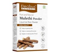 Elecious Naturals Mulethi Powder for Face, Hair & Edible Use | Yashtimadhu (Licorice) Powder for Skin & Hair Care | Natural & Preservative-Free | 200g Pack for Multi-Purpose Use