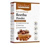 Elecious Naturals Pure Reetha Powder for Hair (200 Grams) | Ideal for Hair, Face and Skin | Soapnut powder | 100% Pure and Natural, No Chemcial, No Preservative