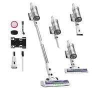 ElecKeys Cordless Vacuum Cleaner 580W, 48KPa High Suction Hoover, up to 65 Mins Runtime, LED Screen, Rechargeable Vacuum Cleaner for Home, Floors, Carpets & Pet Hair