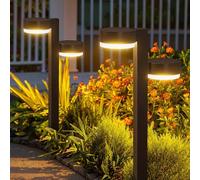 ELECLINK Solar Pathway Lights Outdoor, 4 Pack Bright Dual-Head Solar Lights Outdoor Waterproof, Auto on/Off Solar Garden Lights Solar Powered for Yard Patio Walkway Driveway Outside Landscape Decor