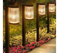 ELECLINK Solar Pathway Lights Outdoor, 6 Pack Upgraded Outdoor Solar Lights for Outside Super Bright Up to 12Hrs, IP65 Waterproof Solar Garden Lights for Yard Landscape Path Walkway Decoration