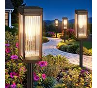 ELECLINK Solar Pathway Lights Outdoor, 8 Pack Bright Upgraded Solar Lights Outdoor, Auto on/Off IP65 Waterproof Landscape Lighting for Outside Yard Patio Walkway Driveway Decoration