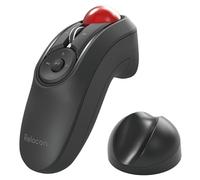 ELECOM Bluetooh Handheld Trackball Mouse, Wireless, Ergonomic Thumb Control, Ambidexterity, 10 Button PC/Laptop, Windows11/ MacOS, iPad, Android, Relacon, M-RT1BRXBK