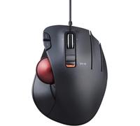 ELECOM EX-G Wired Trackball Mouse, Ergonomic Thumb Control, Smooth Tracking Rol