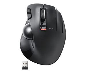 ELECOM EX-G Wireless Trackball Mouse Grip Mastery 6 Buttons Tilt Wheel