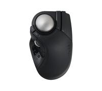ELECOM Huge Plus Wireless Trackball Mouse, Ergonomic 52mm Large Ball, Multi-Connection Bluetooth, 2.4GHz Wireless, Wired, 10 Programmable Buttons, Rechargeable, Silent Clicks, for Windows PC Mac iPad