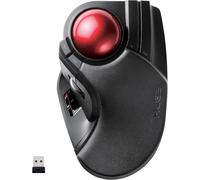 ELECOM HUGE Trackball Mouse, 2.4GHz Wireless, Finger Control, 8-Button Function