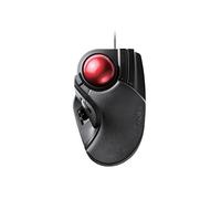 ELECOM HUGE Trackball Mouse, Index/Middle Finger, Wired