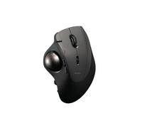 ELECOM IST PRO Trackball Mouse, 6 Device Connection, 3 Way Connectivity, Bluetooth 5.3, Wireless 2.4GHz, Wired, 12,000 DPI Sensor, 36mm Ergonomic, 10 Custom Buttons, Silent Click, Swappable Bearings
