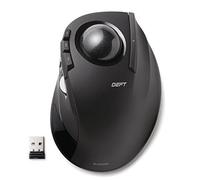 ELECOM M-DT2DRBK Wireless Trackball Mouse Index Finger 8 Buttons Black