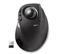 ELECOM Wireless Trackball Mouse, 8-Button, for Index Finger, Black M-DT2DRBK