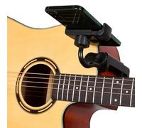 Elecora Guitar Head Phone Holder, Universal Smartphone Mount for Guitar Ukulele Plastic 360° Rotating and Adjustable Suitable for Live Broadcast Streaming Online Teaching Video Recording