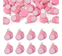 Elecrelive 20Pcs Pitaya Charms Plastic Fruit Charms Tiny Food Dangle Pendant for DIY Necklace Bracelet Earrings Keychain Crafting