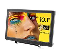 ELECROW 10.1 Inch IPS Monitor 1920x1080 Resolution With HD and VGA Input, Compatible With Raspberry Pi, CCTV, Game Console, Windows 7/8/10 PC