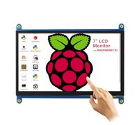ELECROW 7 Inch IPS Touchscreen Monitor HD 1024x600 for Raspberry Pi 5/4/3/2/Zero, Mini HDMI Display for PC, Jetson Nano