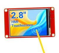 ELECROW ESP32 Display 320×240, 2.8 Inch HMI Touch Screen SPI TFT LCD Touchscreen with Acrylic Case, 32-Bit LX6 Dual-Core Processor, Up to 240MHz, Compatible with Arduino, LVGL, PlatformIO, MicroPython