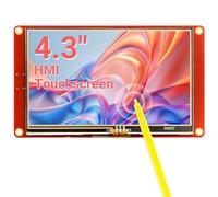 ELECROW ESP32 Display 480x272, 4.3 Inch HMI Touch Screen SPI TFT LCD Touchscreen with Acrylic Case, 32-Bit LX6 Dual-Core Processor, Up to 240MHz, Compatible with Arduino, LVGL, PlatformIO, MicroPython