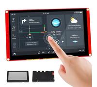 ELECROW ESP32 Display, 7-inch 800×480 HMI ESP32 RGB TFT LCD Touchscreen with Acrylic Housing, 32-bit LX6 Dual-Core Processor, Up to 240MHz, Compatible with Arduino, LVGL, PlatformIO, MicroPython