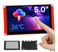 ELECROW ESP32 Display 800×480, 5 Inch HMI ESP32 RGB TFT LCD Touch Screen with Acrylic Case, 32-Bit LX6 Dual-Core Processor, Up to 240MHz, Compatible with Arduino, LVGL, PlatformIO, MicroPython
