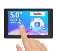 ELECROW ESP32 Display with Acryl, 5 Inch HMI IPS Touch Screen 800×480, AI Voice Interaction, 32-Bit LX7 Dual-Core 240MHz, Touch Screen Compatible with ESP-IDF & LVGL