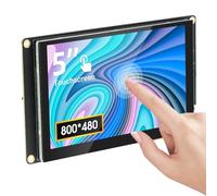 ELECROW Touch Screen Monitor for Raspberry Pi, 5 Inch Mini Monitor 800×480 HD IPS Raspberry Pi Screen compatible with Raspberry Pi 5/4/3/2/B, Windows PC, Jetson Nano