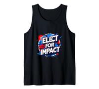 Elect for Impact Political Graffiti - Vote, Civic, Hip-Hop Tank Top