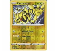 Electabuzz 058/192 Common Reverse Holo Pokemon Card (SWSH Rebel Clash) + 1x TitanCards® Toploader