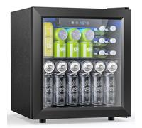 Electactic 55 Can Mini Refrigerator, Beverage Cooler, 1.3 Cubic Feet Refrigerator, Beverage Cooler for Beer, Soda, Wine, Digital Temperature Control for Home,