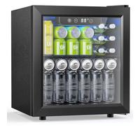 Electactic 55 Can Mini Refrigerator, Beverage Cooler, 1.3 Cubic Feet Refrigerator, Beverage Cooler for Beer, Soda, Wine, Digital Temperature Control for Home,
