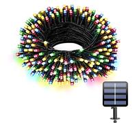 Electight 10M 100LED Solar String Lights Outdoor Garden Fairy Lights, 8 Modes & IP65 Waterproof Decorative Lights for Halloween Tree, Patio, Garden, Home, Wed, Christmas (Multicolor)
