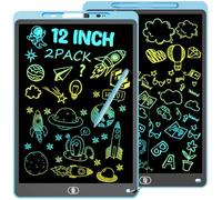 Electight 12 Inch LCD Kids Writing Board 2PCS Toys for Boys Girls, Colorful Drawing Tablet for Kids, Learning Educational Toys Toddler Sketch Pad, Presents for Festival Birthday