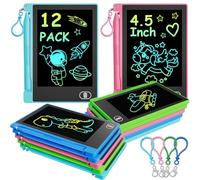 Electight 12PCS Drawing Tablet for Kids, Colorful LCD Writing Board Toys