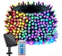 Electight 2Pack 20M Solar String Lights Outdoor Garden, 1200mAh,Multicolor
