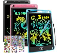 Electight 3 Pack 8.5 Inch LCD Drawing Tablet for Kids, Colorful Writing Board Kids Toys Gifts Learning Educational Toys for 3 4 5 6 7 Year Old Boys Girls Black Pink Blue