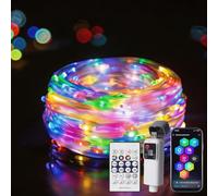 Electight 5M Rechargeable Fairy Lights RGB Smart IC, 1800mAh Battery