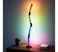 Electight Desk Lamp RGB Smart IC, 360° Foldable LED Table Lamp, 16 Million DIY Colors Bright Light, Music Sync, Dimmable,Timer Setting for Living Room, Gaming Room, Bedroom