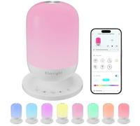 Electight White Noise Machine Night Light, Mothers Day Gifts Sound Machine, 34 Soothing Sleep Sounds App Control, 7 Colors/Timer, White Noise Sound Machine for Adult, Baby, Nursery(Wi-Fi App Control)