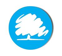 ELECTION 2024 CONSERVATIVE PARTY LOGO TREE ON BLUE BACKGROUND 38mm SMALL BADGE