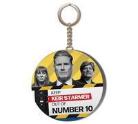 Election 2024 - Keep KEIR STARMER Out of Number 10-58mm Keyring Bottle Opener