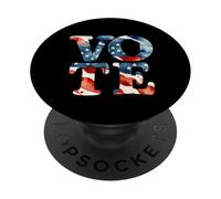 Election Day USA Voter Watercolor Vote Democracy America PopSockets Adhesive PopGrip